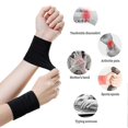thumbnail image 2 of Wristression Sleeve (4PCS), Soft Wrist Support Brace Wrist Bands for Tendonitis, 2 of 5
