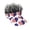 H, variant on U.S. 250th Anniversary Mens Visor Cap Wig Adjustable Baseball Cap Golf Hats with Fake Hair Stars And Stripes Visors with Faux Fur Wig Tops and Adjustable Back A