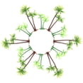 thumbnail image 3 of 12 piezas de modelo de árbol de coco, diseño de paisaje de árbol de coco, maqueta de tren, escala ferroviaria, árbol de coco, 3 of 6