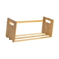 thumbnail image 4 of Estantería de Escritorio Organizador de Mesa Librero Pequeño Estante para Libros de Madera con Diseño Sencillo Adecuado para Oficina Hogar Y Sala de, 4 of 9