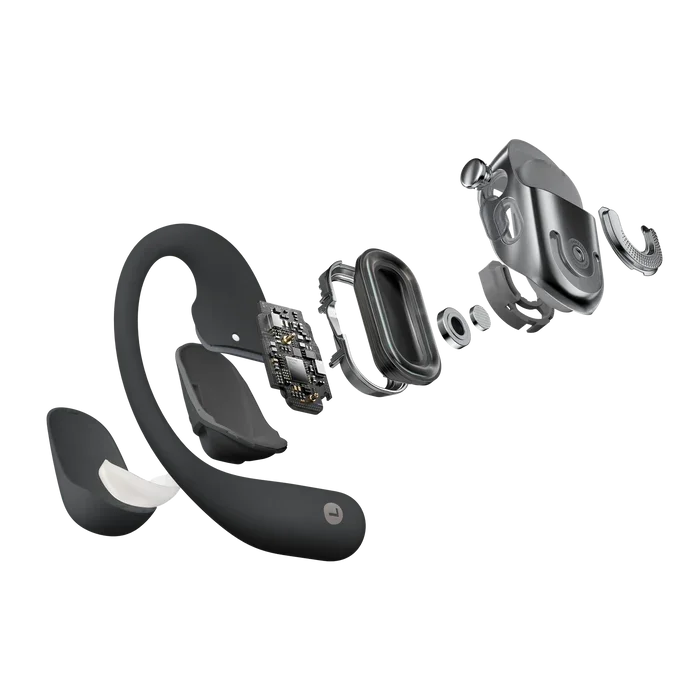 SHOKZ openfit2ブラック Shokz OpenFit2 Black Open-Ear True Wireless Earbuds