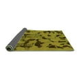 thumbnail image 2 of Ahgly Company Indoor Rectangle Abstract Green Modern Area Rugs, 2' x 4', 2 of 4