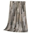 thumbnail image 3 of Bingfone Wooden Texture Print Flannel Fleece Blanket Throw Blanket For Bed,Sofa,Couch,Travel,Camping(40"X30"), 3 of 9