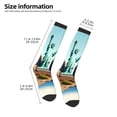 thumbnail image 2 of Balery Iconic Global Landmarks Calcetines novedosos Calcetines deportivos Calcetines hasta la rodilla Calcetines de algodón Calcetines originales y geniales, 2 of 6