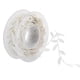 thumbnail image 2 of Cinta de satén de 16 yardas con hojas para manualidades, coronas, accesorios y regalos. Beige, 2 of 7