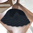 thumbnail image 6 of CoCopeaunts Bucket Hats for Women Soft Folding Fisherman Hat Autumn Winter Warm Pure Color Knit Handmade Ladies Bucket Cap, 6 of 8
