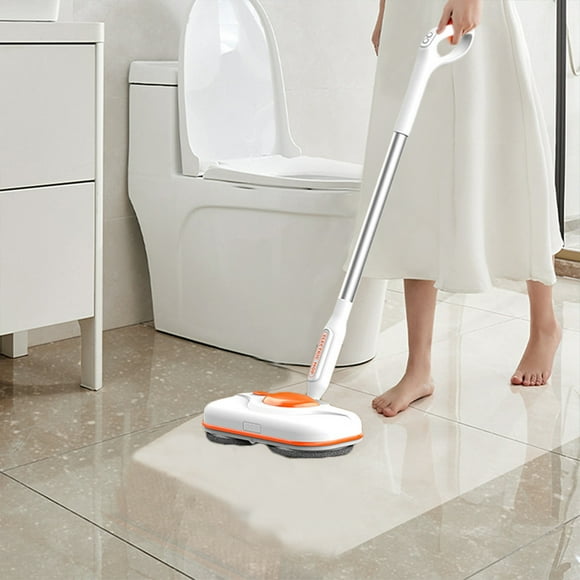 LSLJS Electric Mops for Floor Cleaning Wood Floor Cleaner with 2 Reusable Microfiber Pads, Electric Mop