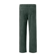 thumbnail image 6 of JAJAHO Women's Corduroy Pants Mid Rise Elastic Waist Tapered Pants Casual Baggy Solid Color Trousers With Pockets Soft Trousers, 6 of 6