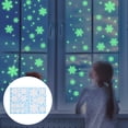 thumbnail image 3 of 2 hojas de Navidad Copo de nieve Pegatinas de PVC Pegatinas luminosas para adornos, 3 of 6