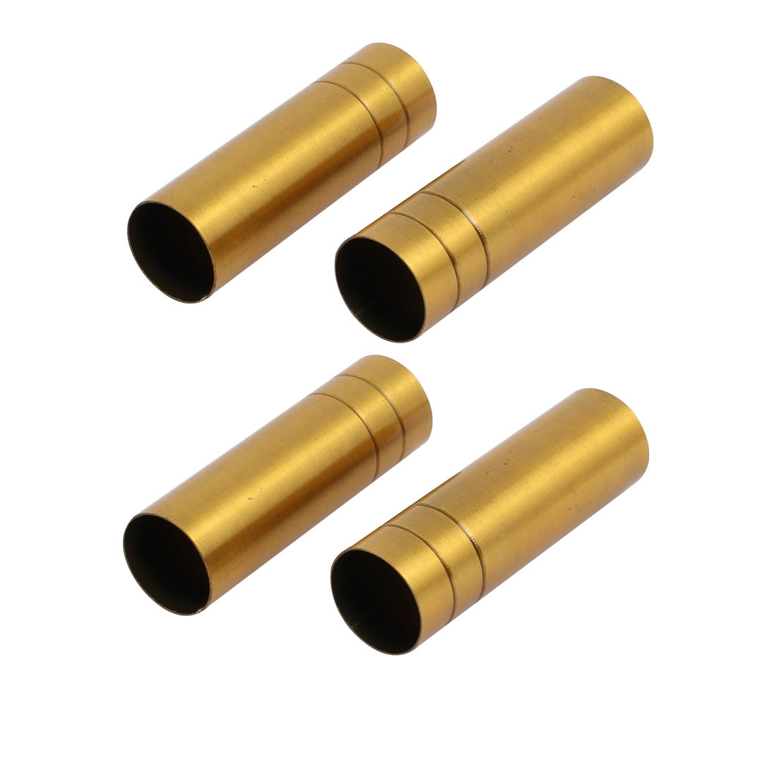 4pcs 25mmx80mm Antique Gold Metal Candle Covers Sleeves Chandelier