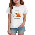thumbnail image 2 of Xyant Boys Girls Halloween Shirt Short Sleeve Pumpkin/Ghost Tshirt Kids Toddler Cotton Tops Halloween Tshirt Boys Girls,Size 2-14 Years, 2 of 6