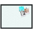 thumbnail image 2 of PinPix 27x20 Custom Cork Bulletin Board Modeco Hex Aqua Poster Board Has a Fabric Style Canvas Finish, Framed in Modeco Hex Aqua, by ArtToFrames (PinPix-1540), 2 of 5