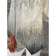thumbnail image 4 of Nyfairy Women's Mosaic Print Tunic, 3/4 Sleeve Loose Fit Top, 4 of 4