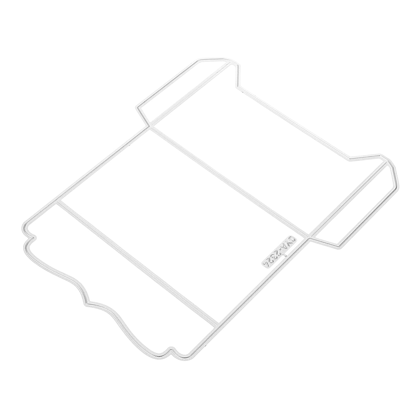 TABLZONE Embossing Folder and Envelope Die Cut Stencil for Handmade Scrapbooking and Paper Craft Projects