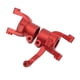 thumbnail image 2 of Rueda de aleación de aluminio para coche RC, soporte de buje C, piezas de actualización para coche RC Axial SCX6 1/6, color rojo, 2 of 14