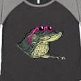 thumbnail image 4 of Inktastic Sunny Gator in Pink Sunglasses Women's Plus Size T-Shirt, 4 of 5