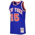 thumbnail image 2 of Men's Mitchell & Ness Earl Monroe Blue New York Knicks 1972/73 Hardwood Classics Swingman Jersey, 2 of 3
