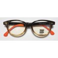 thumbnail image 2 of Tom's Lula Round Eyeglass Frames 49mm Crystal Brown Fade/Orange, 2 of 8