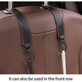 thumbnail image 3 of Soporte de cuero YONGSHENG para bolso de coche, ganchos para colgar reposacabezas de asiento de vehículo, 3 of 5