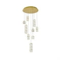 thumbnail image 3 of Polaris LED light gold Pendant Clear Royal Cut Crystal, 3 of 5