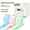 Green+Pink+Bue, variant on Printer Labels, Compatible with HP2S Label maker priter,3 rolls of tape, White,14mm*40mm, 160 Labels/Roll, High Yield