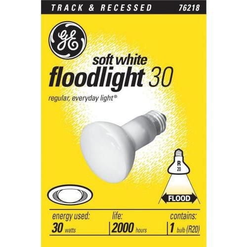 GE 30 W R20 Flood Soft White 1 pack
