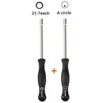 Efficace 2 Pcs 21 Dents épinglées + Un ensemble d'outils de réglage du carburateur de cercle