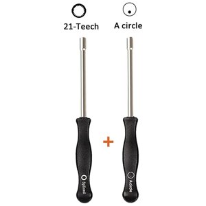 Efficace 2 Pcs 21 Dents épinglées + Un ensemble d'outils de réglage du carburateur de cercle