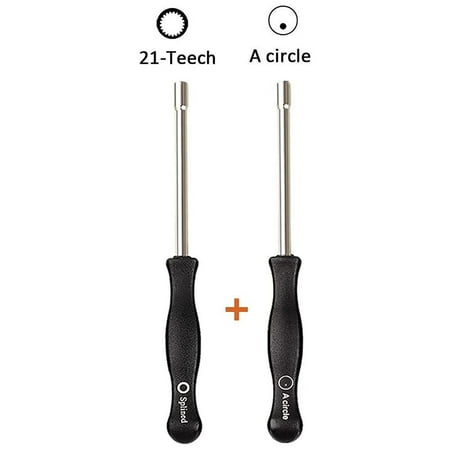 

2Pcs 21-Teeth Splined + A-Circle Carburetor Adjustment Tool Screwdriver Kit