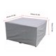 thumbnail image 5 of Cubierta de muebles para exterior, interior, mesa, sofá, silla, protector, impermeable, a prueba de rayos UV, a prueba de viento, cubierta antipolvo, 115x115x70cm sidaley HA001768-07, 5 of 6