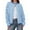 Sky Blue, variant on Maplenight Striped Cardigan Sweaters for Women Casual Long Sleeve Open Front Button Down Tops Loose Fit Knit Fall Sweater