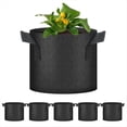 thumbnail image 2 of Bolsas para Cultivo de Plantas, Macetas para Tomates de 5 Galones, Paquete de 6 con Asas, Maceteros de Jardinería de Tela No Tejida para Vegetales A, 2 of 5