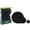 Black, variant on Ooze Resolution Glass Cleaner Caps Plus (Black 1 Large, 2 Sm, 1 XS) Silicone Stretch Caps - Universal Caps for Cleaning, Odor Proofing - Res Gel Glass Cleaner Accessories