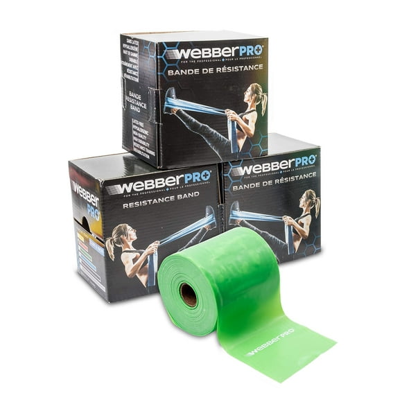 Webber - TPE Resistance Bands Set – Hypoallergenic - Latex Free For Exercise, Fitness, Workout, Legs, Yoga, Pilates, Strength and Resistance Trainin