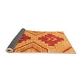 thumbnail image 2 of Ahgly Company Indoor Rectangle Abstract Orange Modern Area Rugs, 2' x 3', 2 of 4