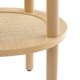 thumbnail image 3 of Mesa auxiliar redonda Table Modway Torus de madera de roble con ratán, 3 of 7