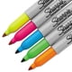 thumbnail image 4 of Rotulador permanente Sharpie Fine Neon, colores surtidos, 5 unidades, 4 of 5