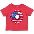 thumbnail image 3 of Inktastic American Flag Sunflower in Red White and Blue Boys or Girls Toddler T-Shirt, 3 of 5