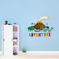 thumbnail image 2 of Dinosaurs Outdoor Scene Volcanic EruptionWall Decal Decoration Adventure Joyful Cartoon Cartoon Animals Decorating Ideas for Child's Bedroom Size: 20 In(W) x 16 In(H), 2 of 5