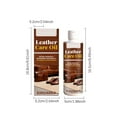 thumbnail image 3 of Deep Nourishing Leather Cleaner,Lanolin Leather Care Spray,Leather Moisturizing Conditioner,Leather Softener Protectant,237ml Leather Cleaner,Car Seat Sofa Cleaner,Leather Protection Spray, 3 of 9