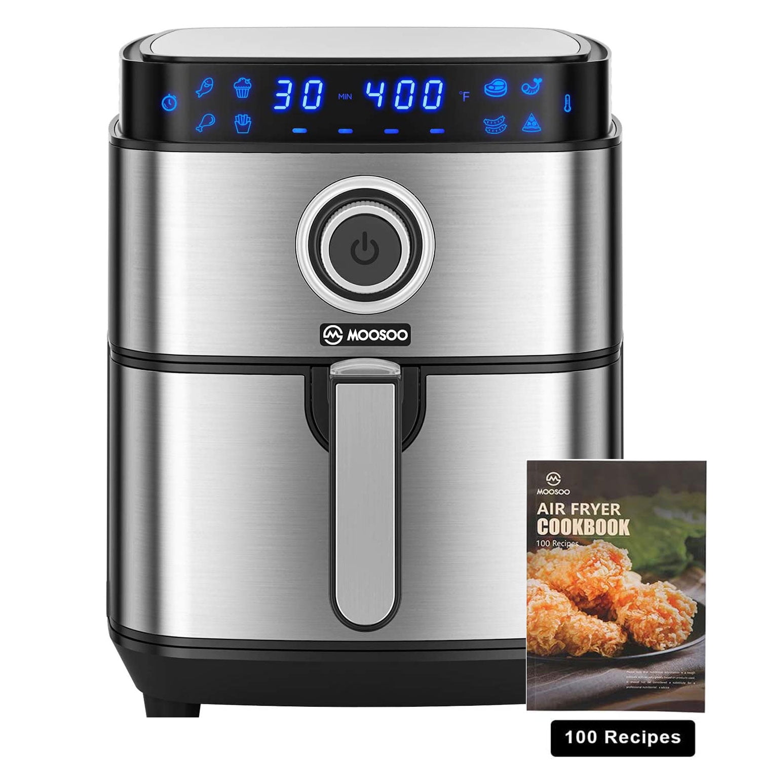 Rozmoz 7Qt Air Fryer Oilless Electric Air Fryer Oven LED Temp/Timer 13