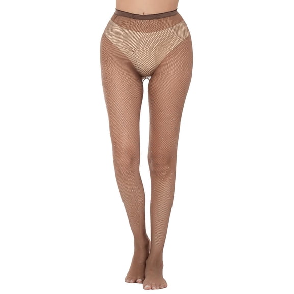 2 Pack Sexy Women's Rhinestone Cutout Fishnet Pantyhose Tights Thin Acrylic Fiber Stockings Party Favor