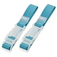 thumbnail image 6 of Uxcell Add a Bag Luggage Straps, Adjustable Suitcase Connect Belts with Buckle 280x25mm Sky Blue 2Pcs, 6 of 6