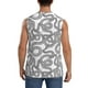 thumbnail image 4 of Fotbe Snake Men's Camiseta sin Mangas Estampada para Hombres, Playera Casual para Gimnasio, Entrenamiento, Playa-Small, 4 of 7