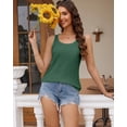 thumbnail image 5 of Zeagoo Womens Loose Fit Casual Flowy Tank Tops Round Neck Trendy Sleeveless Long Summer Tops Outfits 2025, 5 of 6