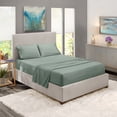 thumbnail image 1 of Clara Clark Juego de Sábanas Individual, Lujo 3 Piezas con Bolsillos Profundos, Ropa Cama Infantil Microfibra Ultrasuave, Color Verde Salvia, 1 of 7