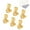 Gold, variant on 3 Pairs Earring Lifters, Hypoallergenic Secure Earring Backs for Droopy Ears, Adjustable Earring Backs for Heavy Earring Heavy Earrin