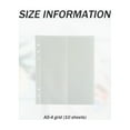 2 pcs Transparent Display Booklet scrapbook photo album plastic binder