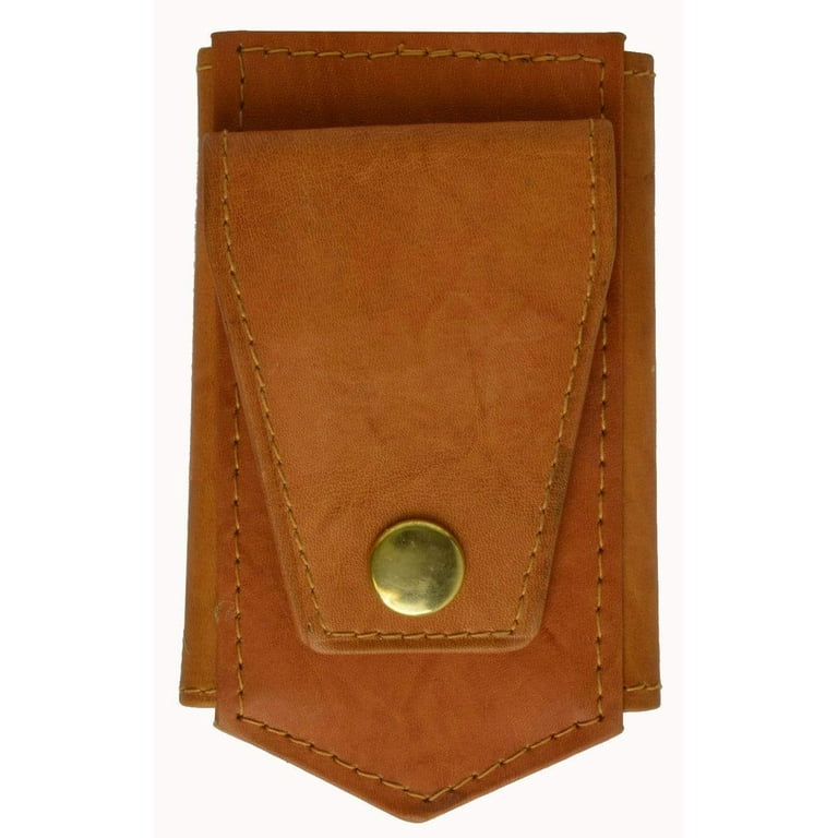 Men's leather key holder with 6 key brown