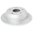 thumbnail image 5 of Geelife For 1999-2004 Jeep Grand Cherokee Brake Rotor Drilled Slotted Rear G-Coated, 5 of 9